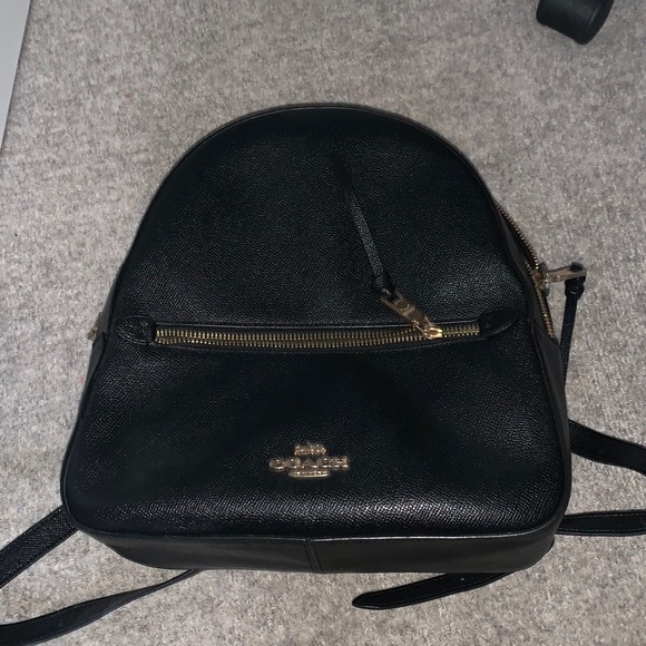 Coach black leather mini bag - Picture 1 of 2